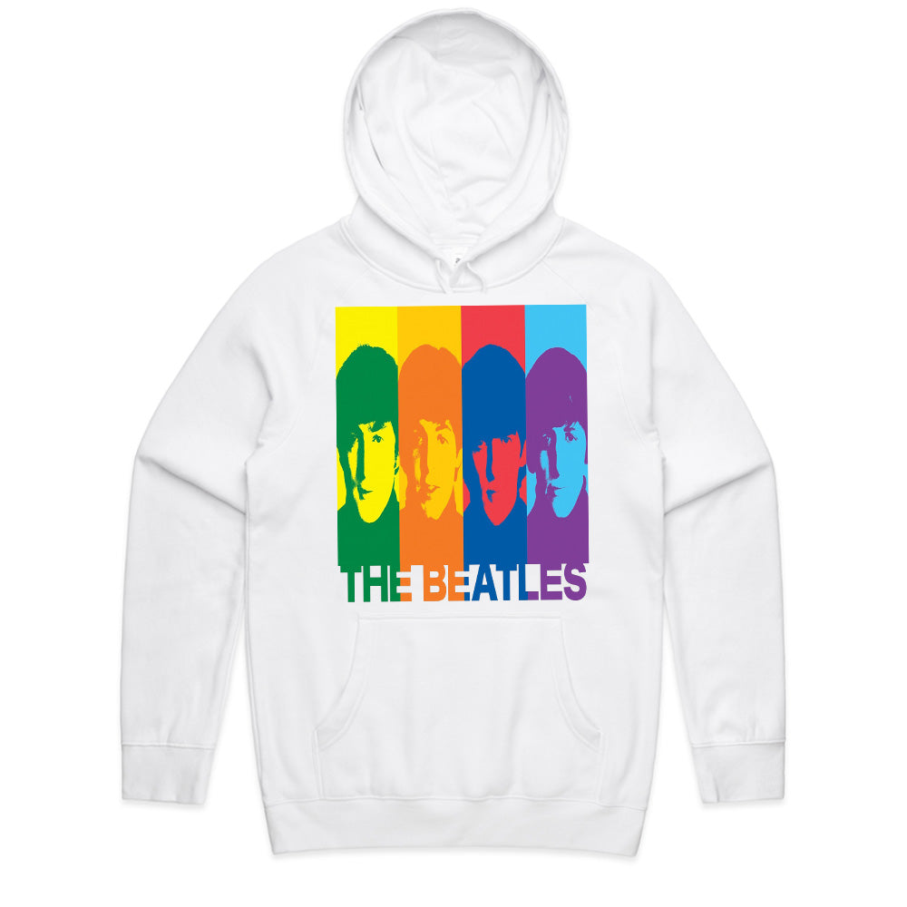 The Beatles "Pop Art Rainbow" T-Shirt – Vibrant Retro Rock Tribute Tee