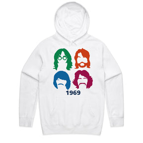The Beatles "1969 Pop Art Silhouette" T-Shirt – Retro Rock Tribute Tee