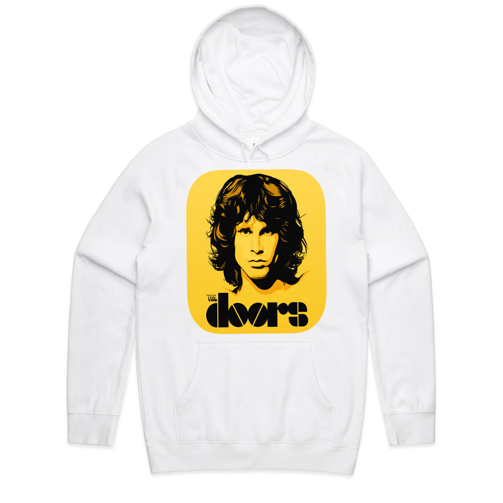 The Doors Retro Jim Morrison Black & Yellow T-Shirt – Vintage Rock Style