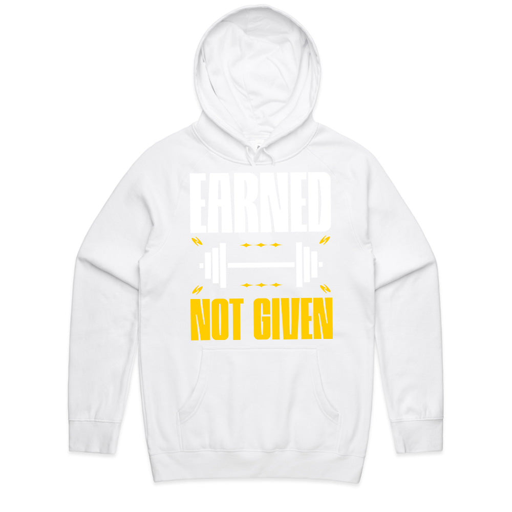 "Earned Not Given" Motivational Gym T-Shirt – Fitness & Workout Apparel