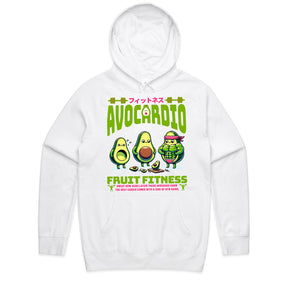 "Avocardio Fruit Fitness" Funny Gym T-Shirt – Sweat Now, Guac Later!