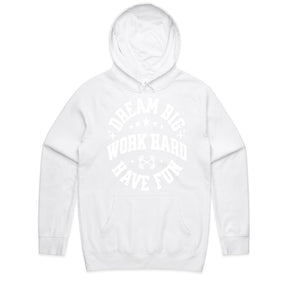 "Dream Big, Work Hard, Have Fun" Inspirational Gym T-Shirt