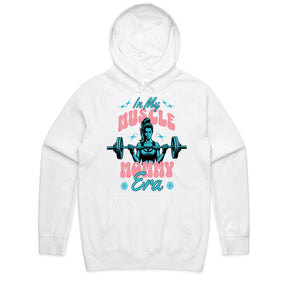 "In My Muscle Mommy Era" Trendy Gym T-Shirt – Strong & Confident