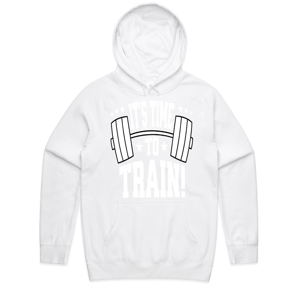 "It's Time to Train" Motivational Gym T-Shirt – Lift, Hustle, Repeat