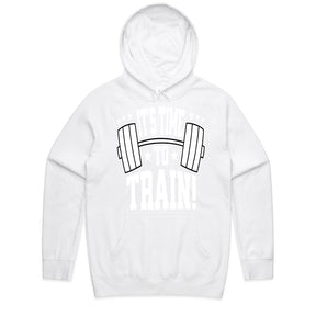 "It's Time to Train" Motivational Gym T-Shirt – Lift, Hustle, Repeat