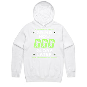 "Grind Now, Glory Later" Motivational Gym T-Shirt – Push Harder, Achieve More