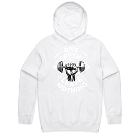"Give Everything, Leave Nothing" Gym Motivation T-Shirt – Hardcore Fitness Apparel