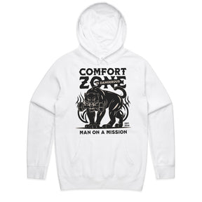 "Comfort Zone Is Dangerous" Panther Gym T-Shirt – Man on a Mission