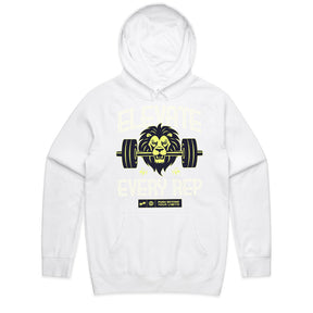 "Elevate Every Rep" Lion Gym T-Shirt – Push Beyond Your Limits