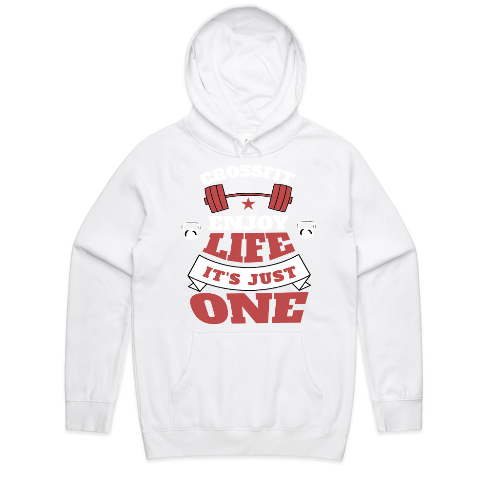 "CrossFit – Enjoy Life, It's Just One" Motivational Workout T-Shirt