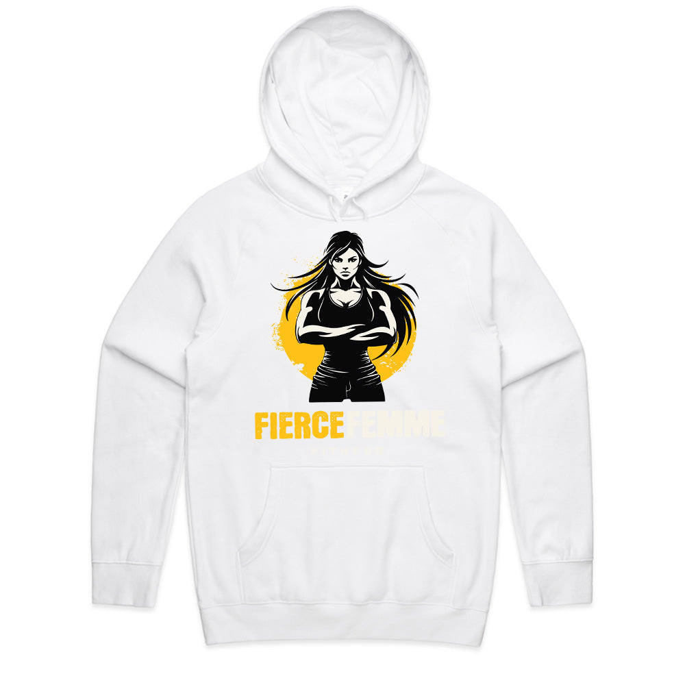 "Fierce Femme Fitness" Strong Woman Gym T-Shirt – Empowerment & Strength