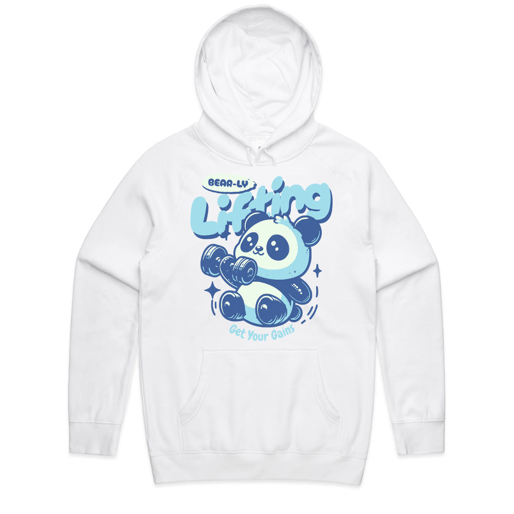 "Bear-ly Lifting" Cute Panda Gym T-Shirt – Get Your Gains!