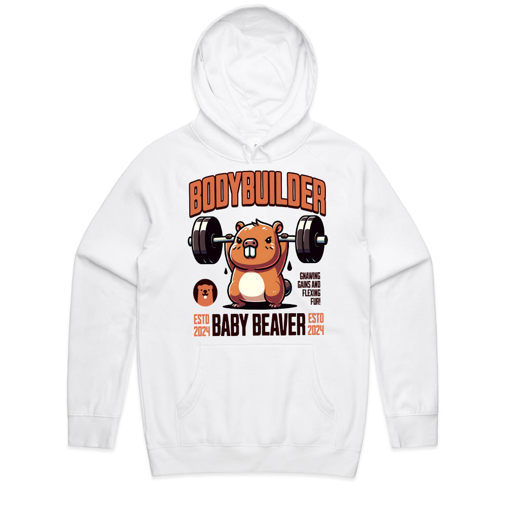 "Bodybuilder Baby Beaver" Funny Gym T-Shirt – Lift Like a Beast