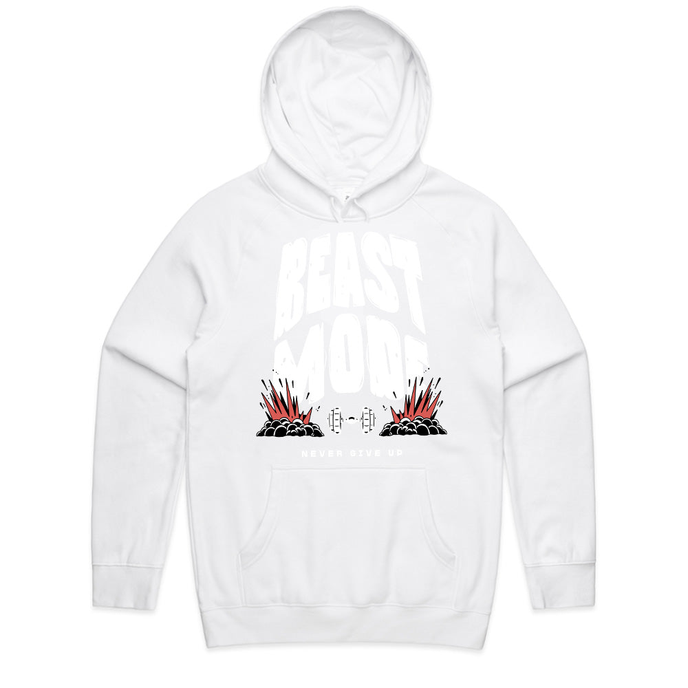 "Beast Mode - Never Give Up" Motivational Gym T-Shirt
