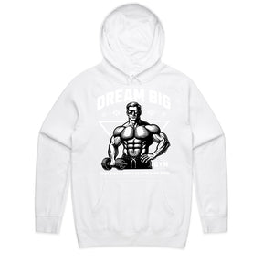 Dream Big – Bodybuilding & Fitness Motivational Black T-Shirt