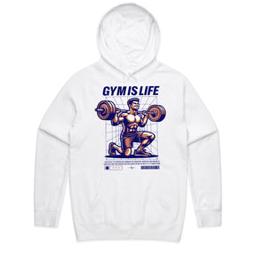 "Gym Is Life" Motivational Workout T-Shirt – Lift, Train, Dominate