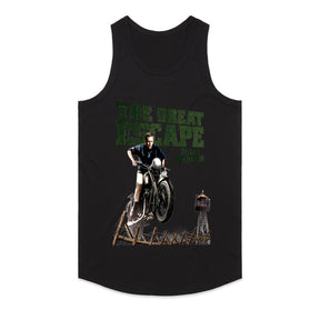 The Great Escape Steve McQueen Motorcycle Stunt T-Shirt – Classic Movie Tribute
