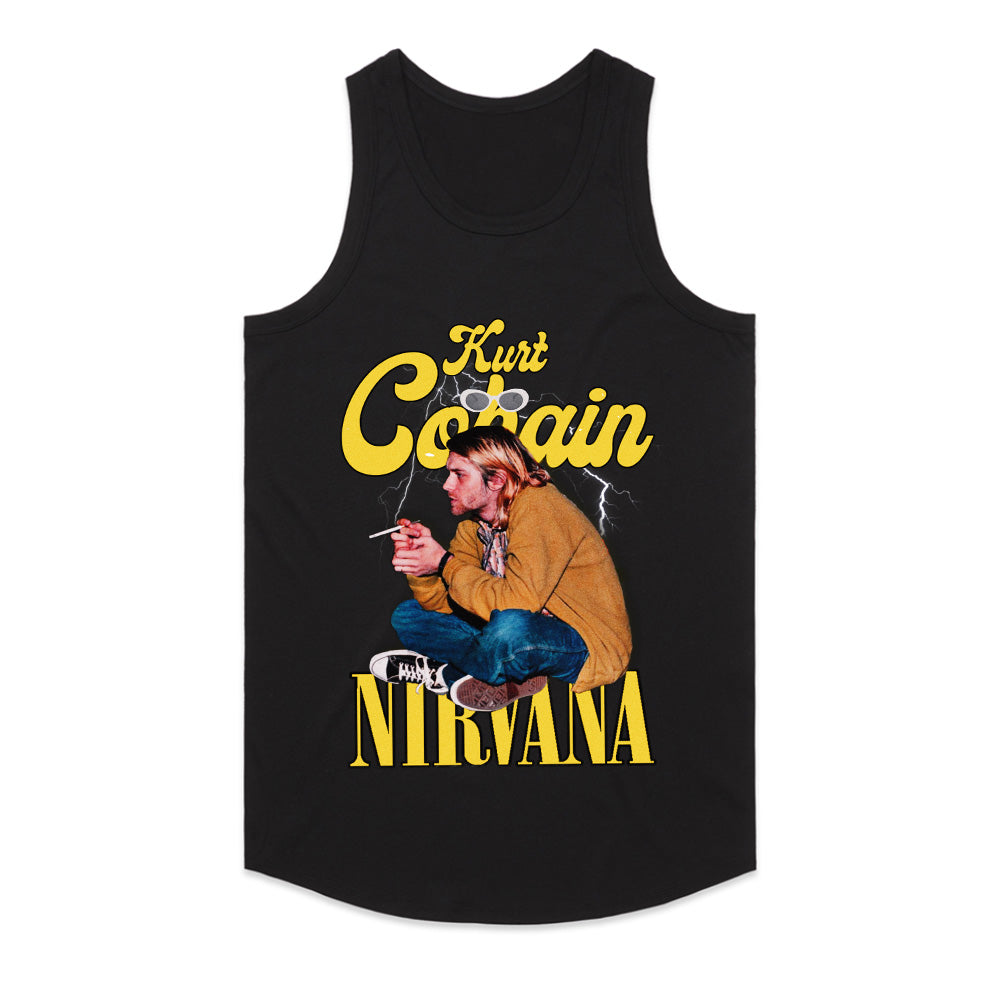 Kurt Cobain Nirvana Tribute T-Shirt – Grunge Rock Icon Apparel