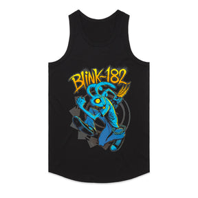 Blink-182 Crazy Blue Bunny T-Shirt – Punk Rock Cartoon Style