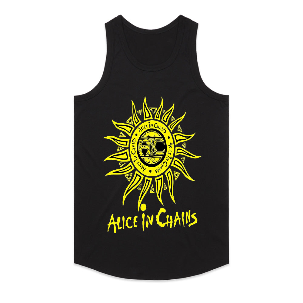 Alice in Chains Sun Logo T-Shirt – Classic Grunge Rock Band Merch