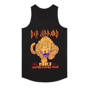 Def Leppard 1983 U.S. Tour T-Shirt – Retro Rock Concert Tee