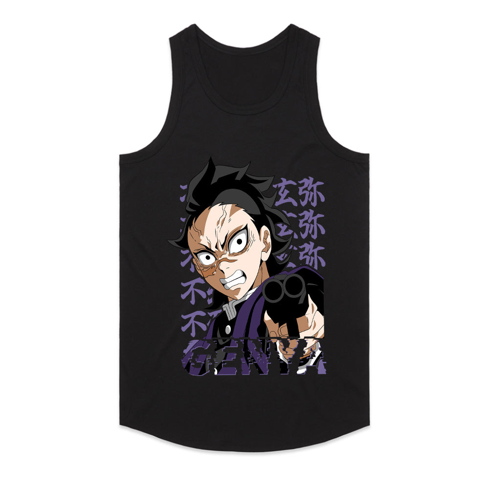 Genya Shinazugawa T-Shirt – Demon Slayer Fierce Warrior