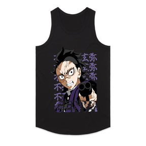 Genya Shinazugawa T-Shirt – Demon Slayer Fierce Warrior