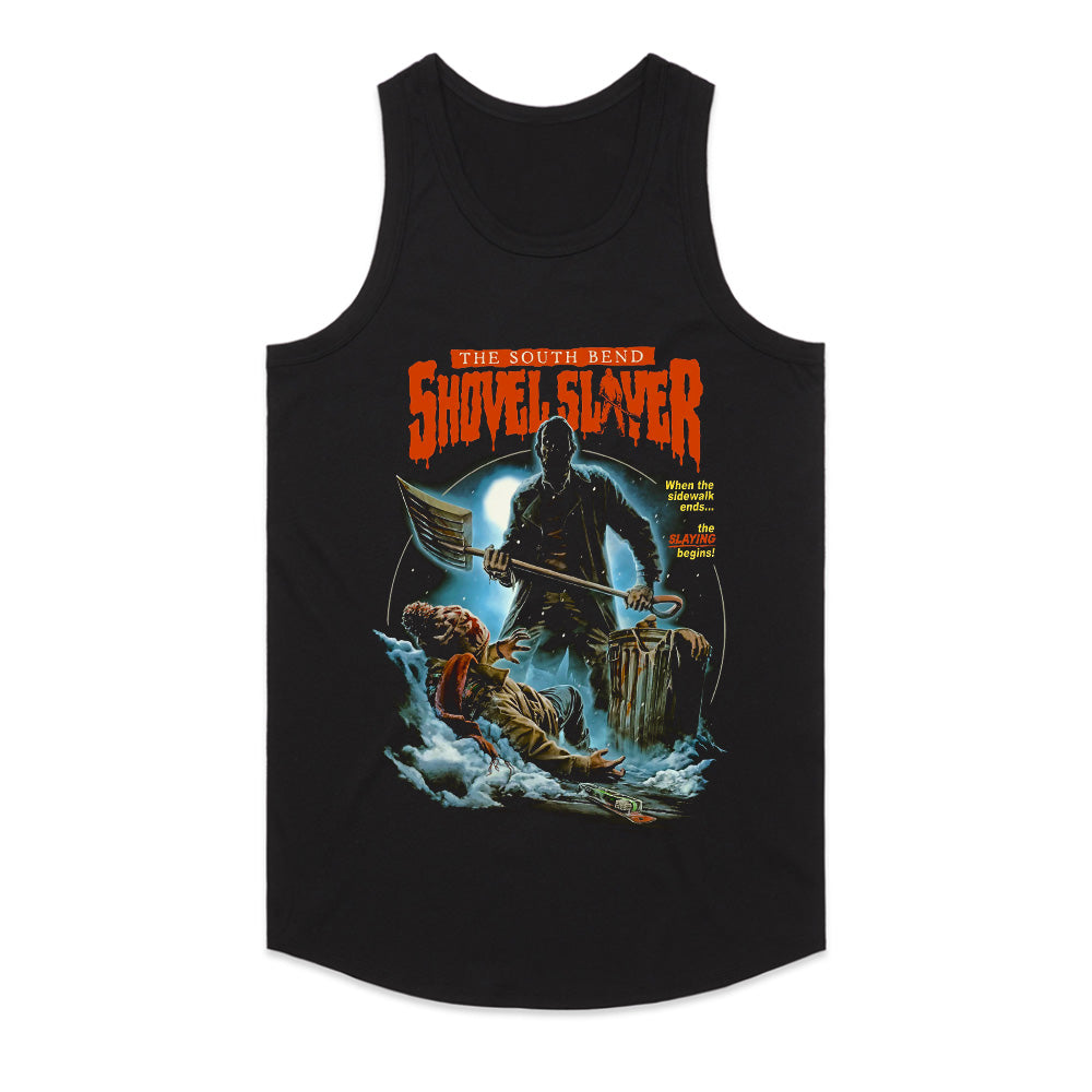 The South Bend Shovel Slayer Horror T-Shirt – Retro Slasher Tribute