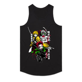 Demon Slayer Trio T-Shirt – Epic Anime Warrior Design