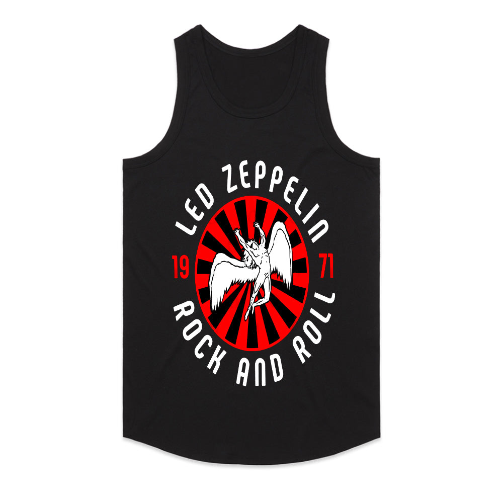 Led Zeppelin 1971 Rock & Roll T-Shirt – Iconic Swan Song Icarus Design