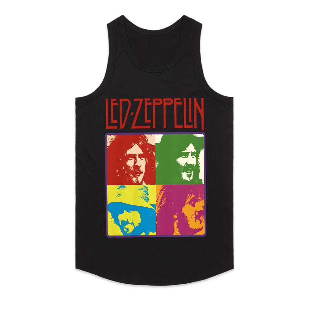 Led Zeppelin Pop Art Portrait T-Shirt