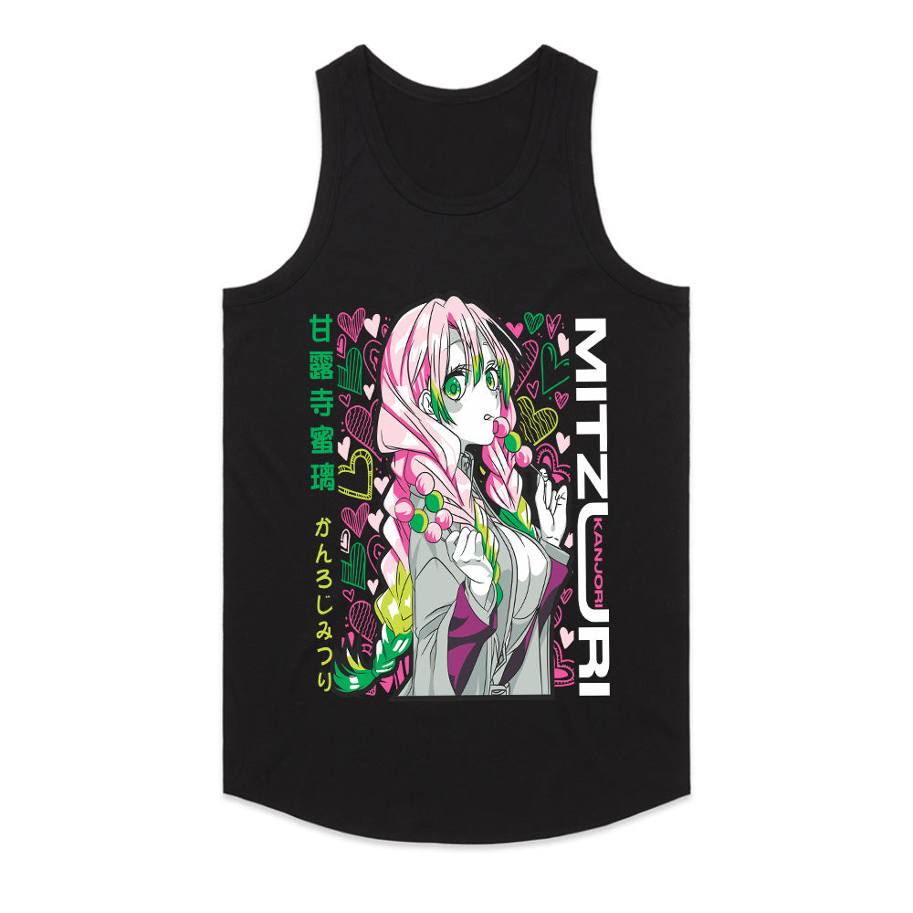 Mitsuri Kanroji "Love Hashira" T-Shirt – Vibrant Demon Slayer Anime Streetwear
