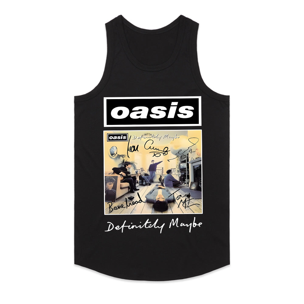 Oasis "Definitely Maybe" Album Cover T-Shirt – Signed Edition Tribute