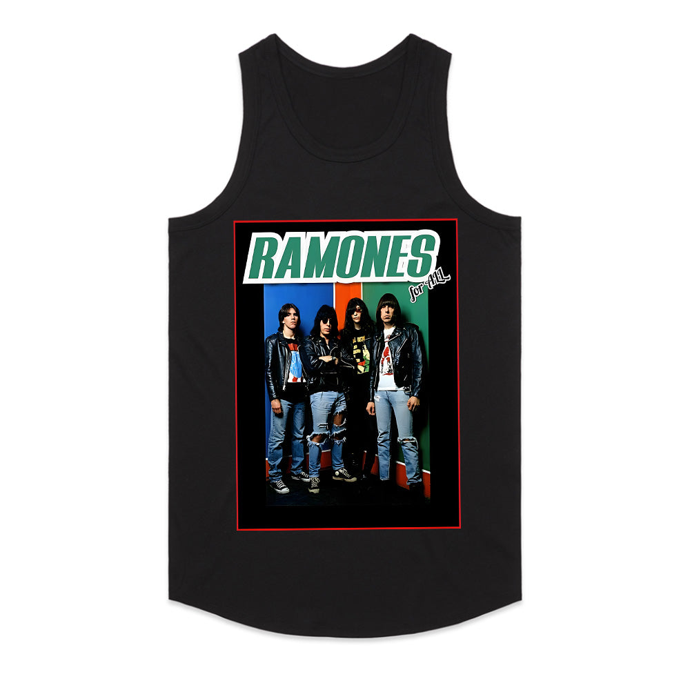 Ramones "For All" T-Shirt – Vintage Punk Rock Band Photo Tee