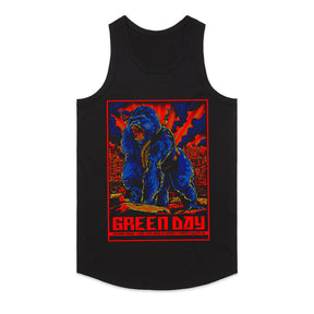 Green Day Rampaging Gorilla Concert Poster T-Shirt