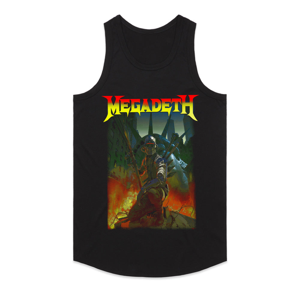 "Megadeth"Apocalyptic Warrior Vic Rattlehead Design T-Shirt