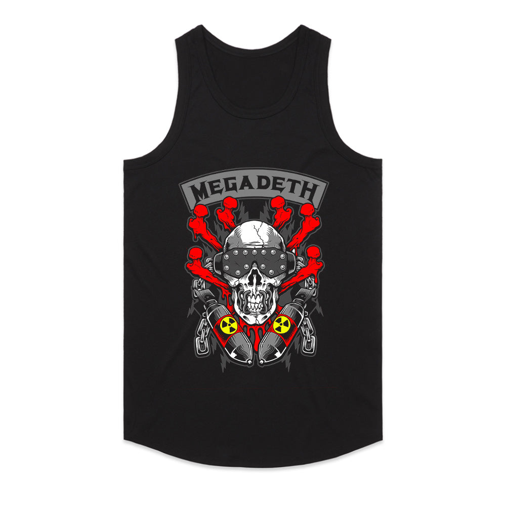 "Megadeth" – Vic Rattlehead Nuclear Warfare Design T-Shirt