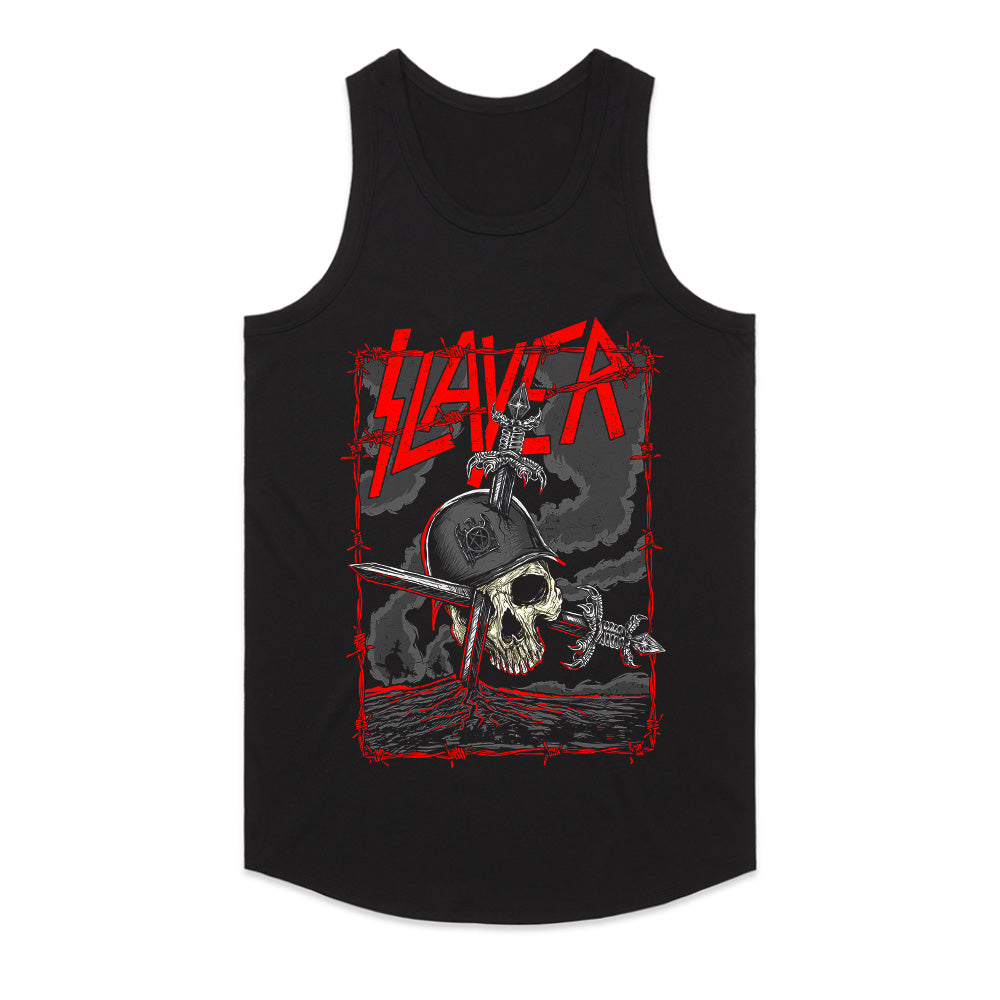 Slayer-Inspired "Warfare Skull" Brutal Metal T-Shirt