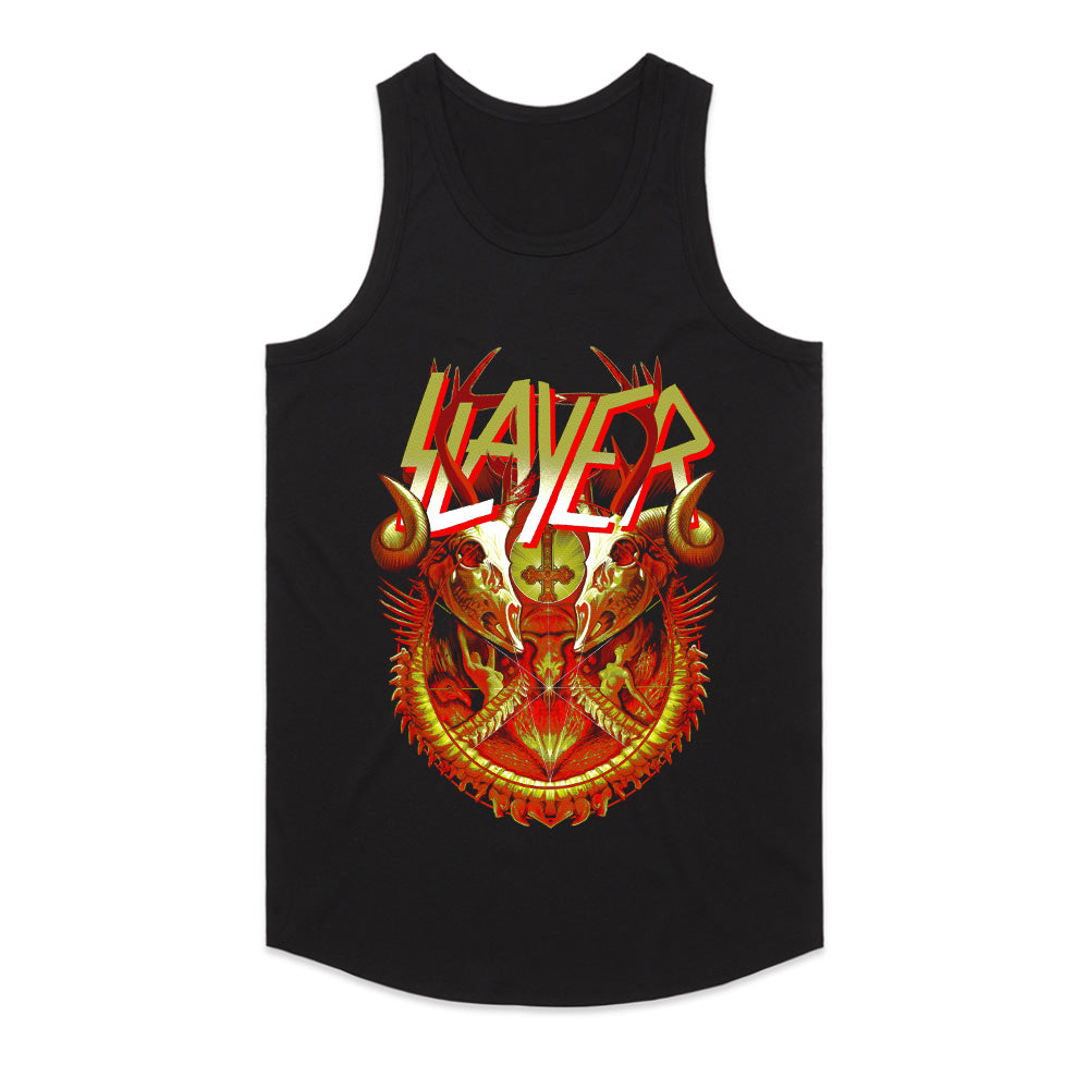 Slayer-Inspired "Hellborn Crest" Demonic Graphic T-Shirt