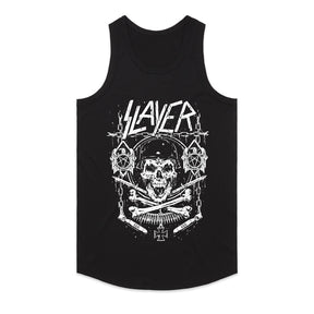 Slayer-Inspired "Skull of Chaos" Heavy Metal Graphic T-Shirt