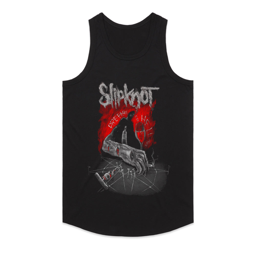 Slipknot "Prepare for Hell" Dark Horror-Themed T-Shirt