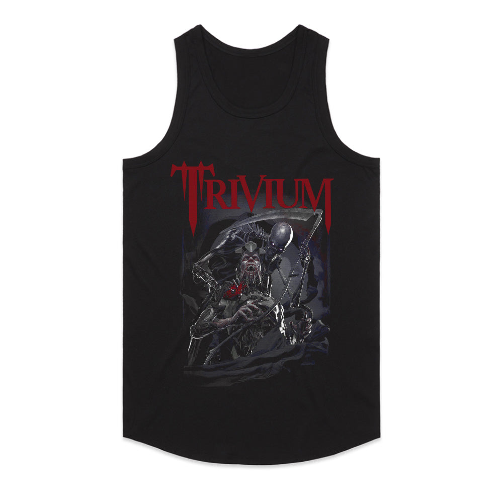 Trivium Reaper’s Wrath Metal T-Shirt – Dark and Brutal Death Metal Aesthetic
