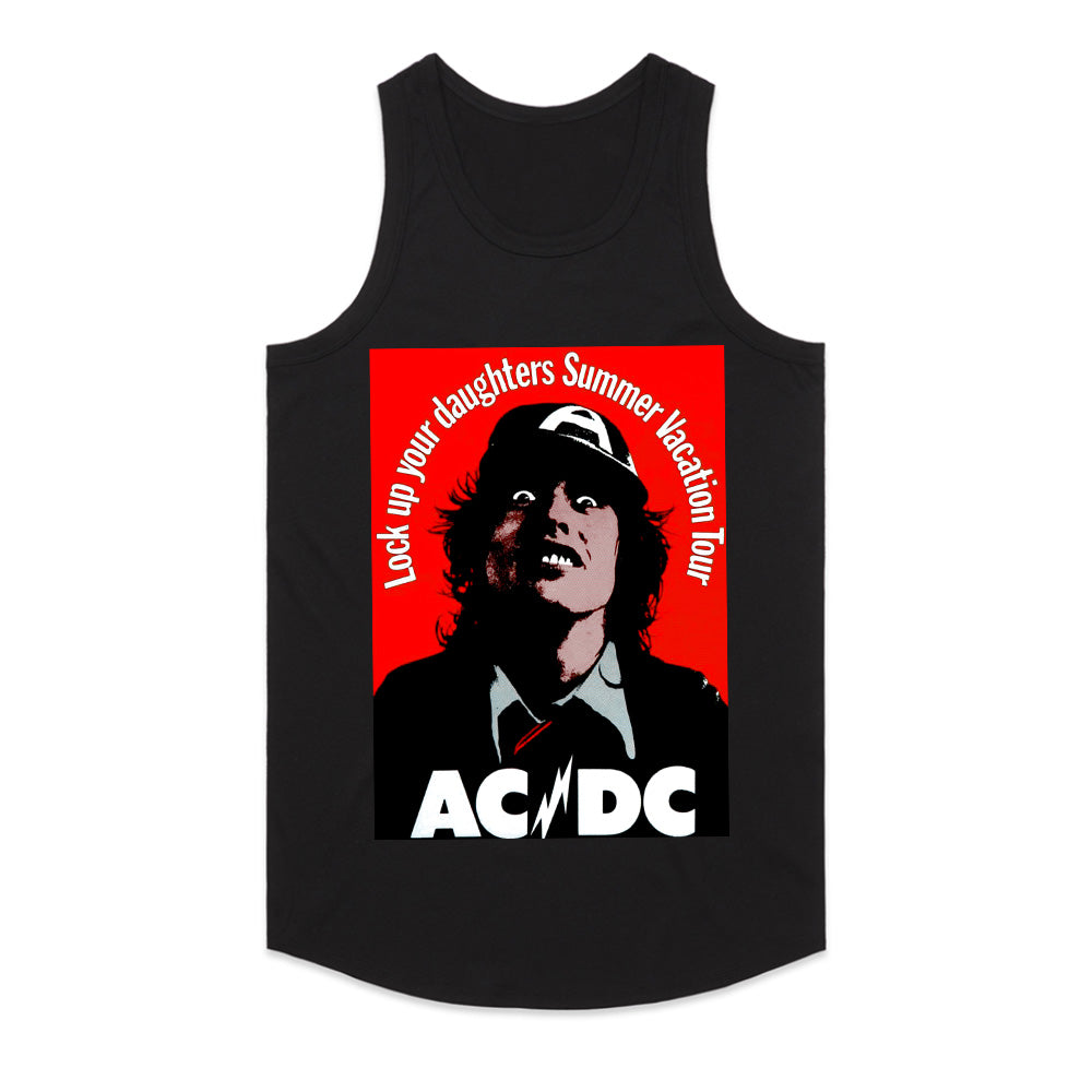 AC/DC "Lock Up Your Daughters" Summer Vacation Tour T-Shirt – Vintage Rock Tribute