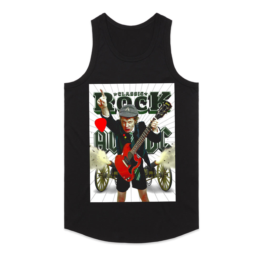 AC/DC Classic Rock Angus Young T-Shirt – High Voltage Guitar Legend