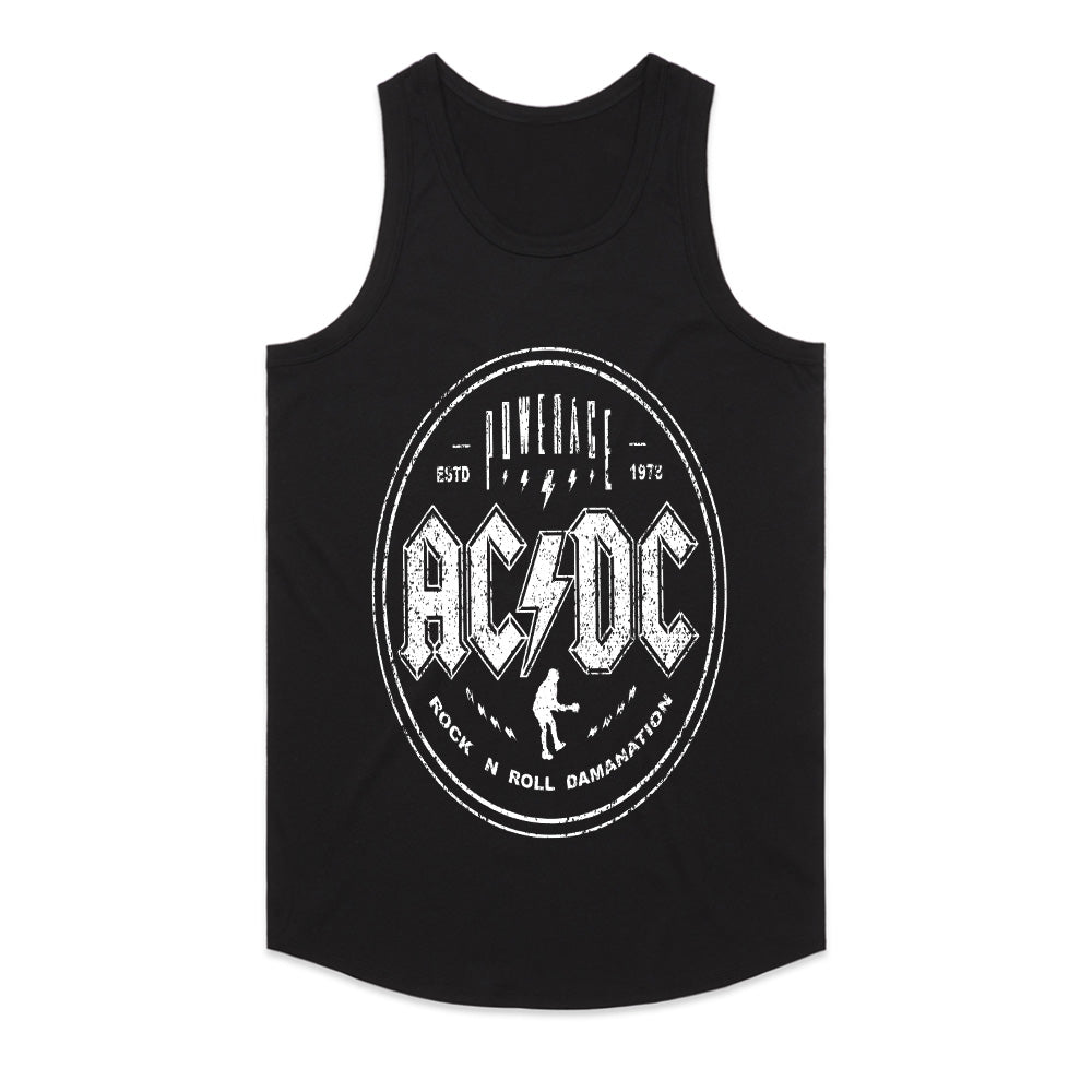 AC/DC Powerage Vintage Rock T-Shirt – Black