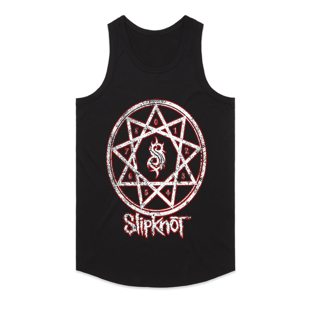 Slipknot Distressed Pentagram Graphic T-Shirt