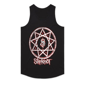 Slipknot Distressed Pentagram Graphic T-Shirt