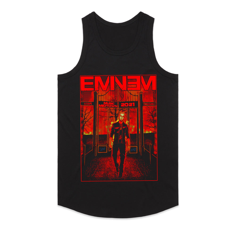 Eminem "Music Midtown 2021" T-Shirt – Intense Rap Icon Design