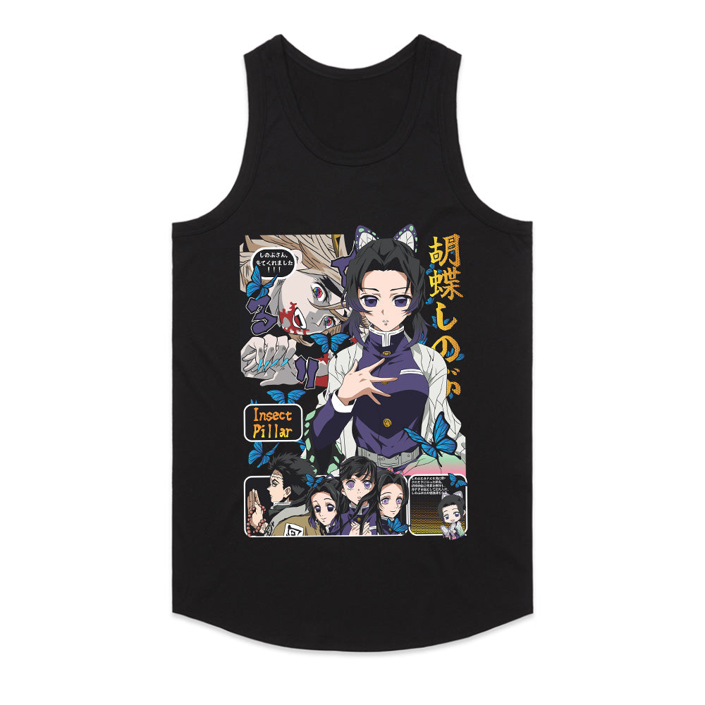 Shinobu Kocho Insect Pillar T-Shirt – Demon Slayer Manga Panel Design