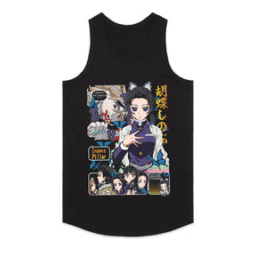 Shinobu Kocho Insect Pillar T-Shirt – Demon Slayer Manga Panel Design